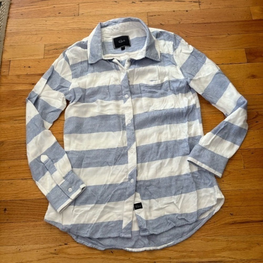 Rails Striped Flannel Button Down Size Small